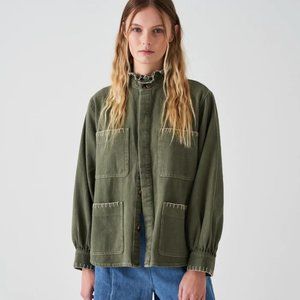 NWT Seventy + Mochi PABLO JACKET IN KHAKI